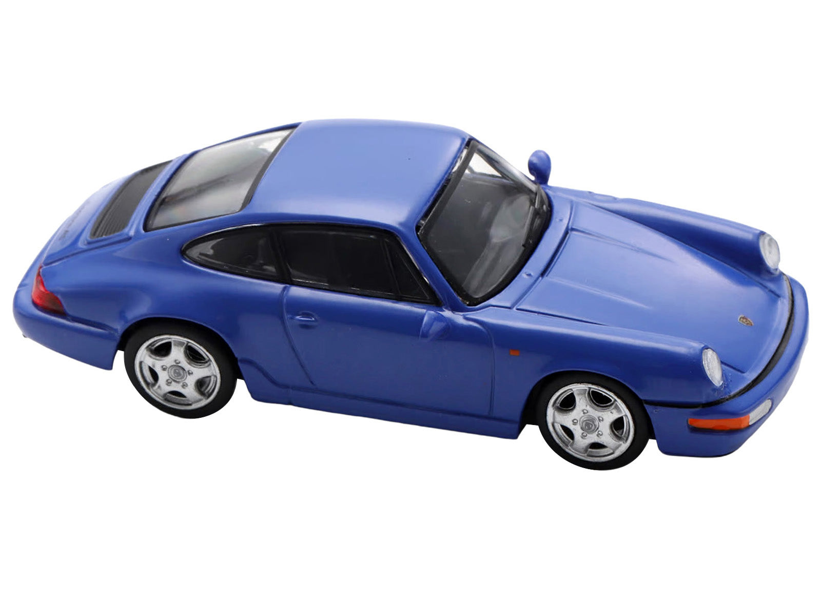 1992 Porsche 911 Carrera RS 3.6 Blue 1/64 Model Car by Spark - image 4