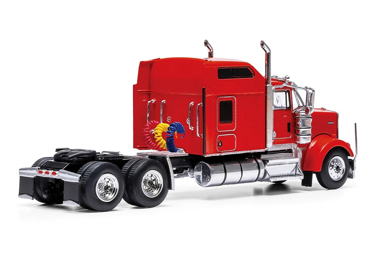1990 Kenworth W900 Truck Tractor Red 1/64 Diecast Model by IXO Models - image 3