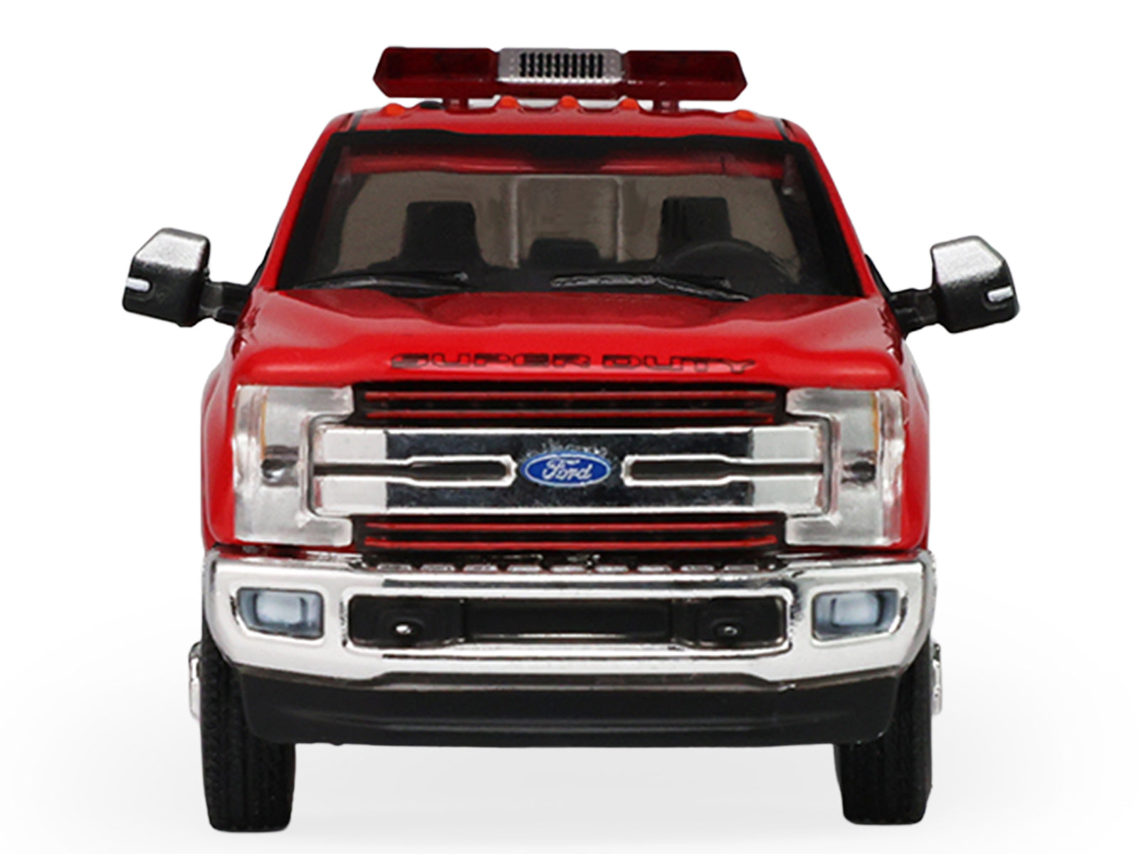 2018 Ford F-350 Pickup Truck "Los Angeles Fire Department" Red with White Stripes "Fire & Rescue" Series #5 1/64 Diecast Model Car by Greenlight - image 4