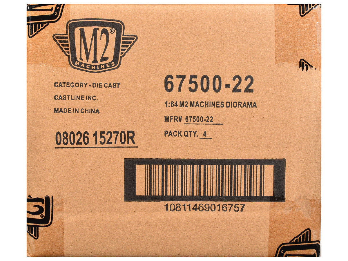 "Auto News" Release 22 Set of 4 Cars Limited Edition to 3600 pieces Worldwide 1/64 Diecast Models by M2 Machines