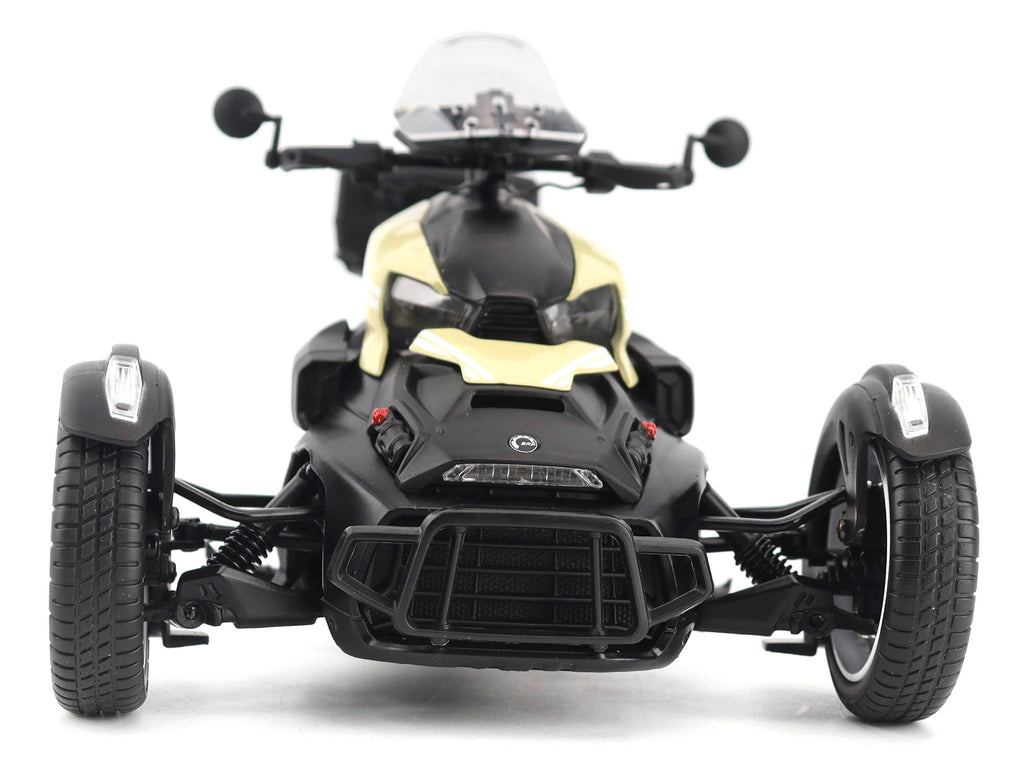 Can-Am Ryker Rally 3-Wheel Motorcycle Sand Storm and Black 1/12 Diecast Model by BRP Models - image 4