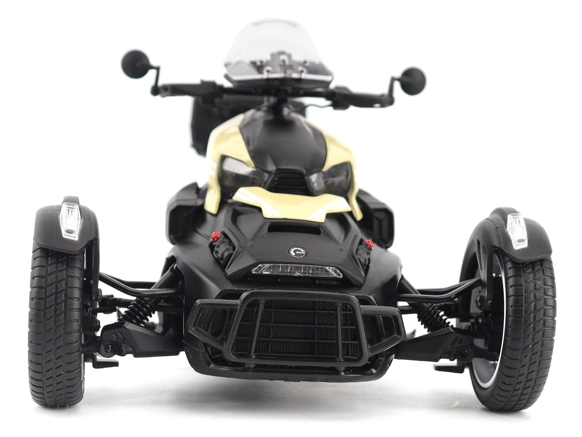 Can-Am Ryker Rally 3-Wheel Motorcycle Sand Storm and Black 1/12 Diecast Model by BRP Models - image 4