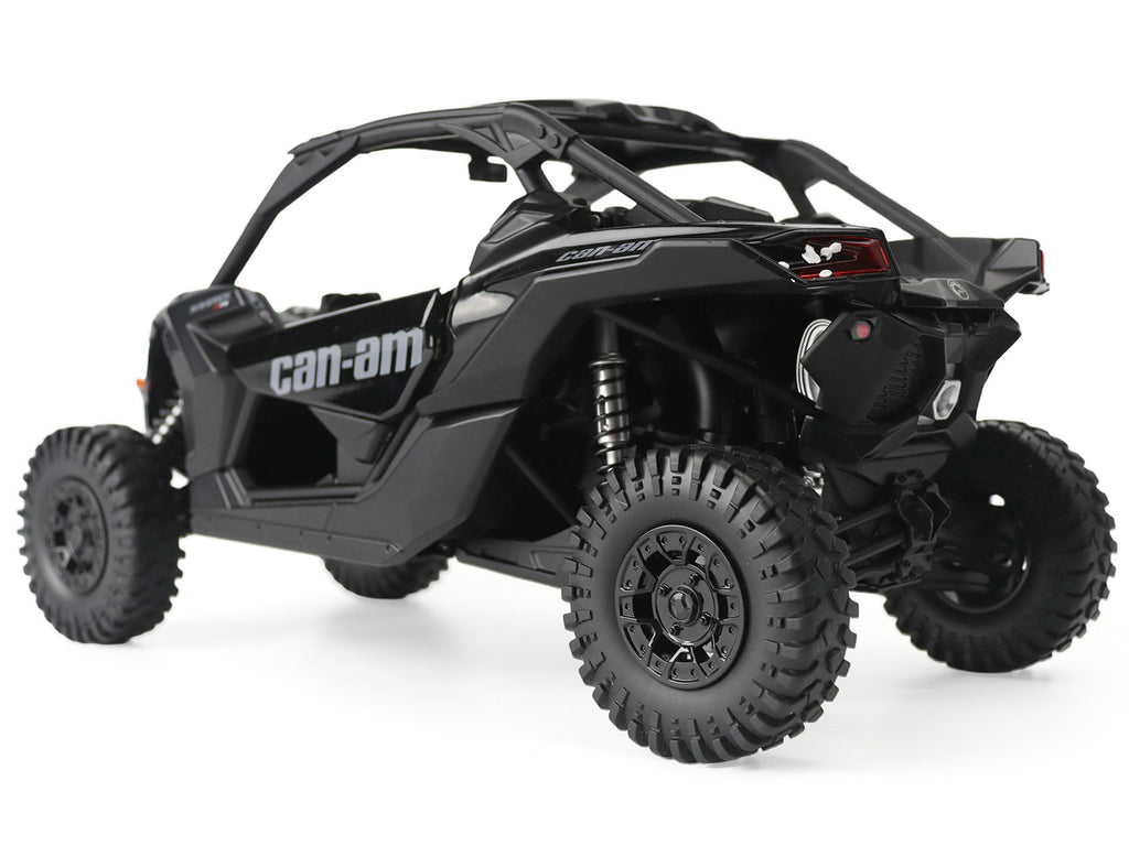 Can-Am Maverick X3 X RS Turbo RR Black 1/12 Diecast Model by BRP Models