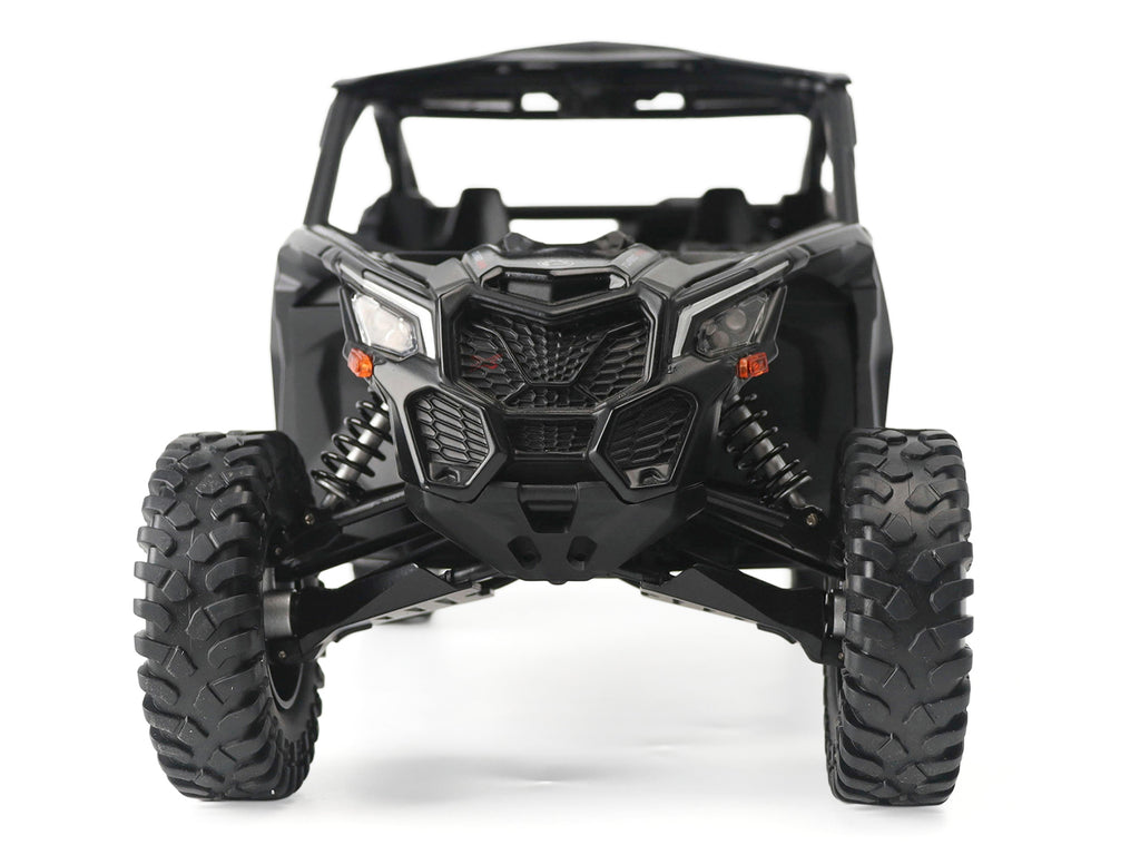 Can-Am Maverick X3 X RS Turbo RR Black 1/12 Diecast Model by BRP Models