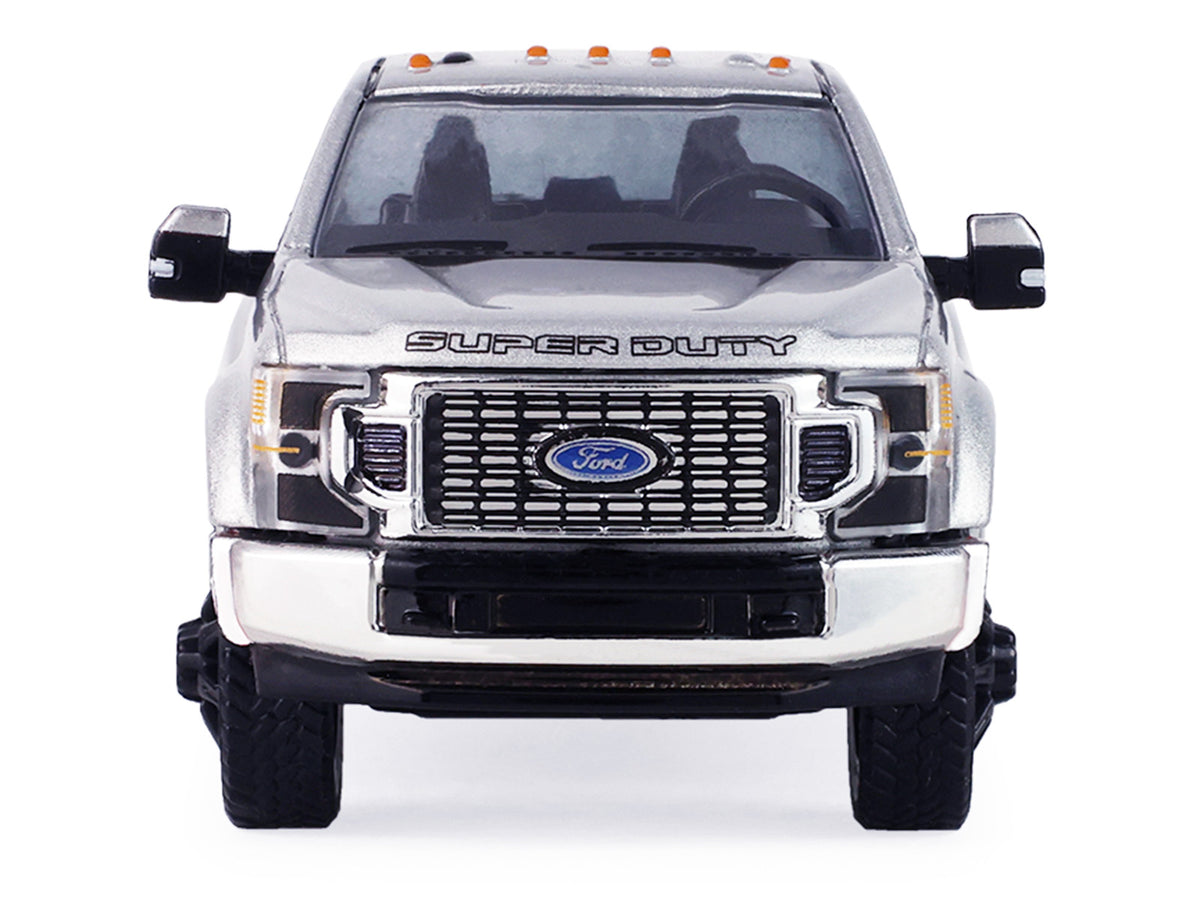 2022 Ford F-450 Super Duty Pickup Truck Iconic Silver Metallic "Auto Mall" Series 8 1/64 Diecast Model Car by Greenlight - image 4