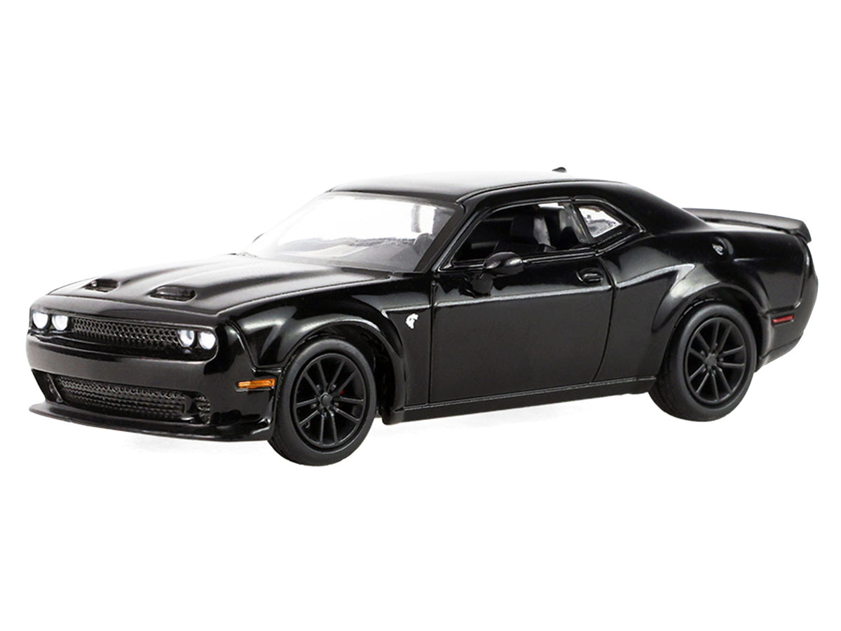 2023 Dodge Challenger SRT Hellcat Widebody Black "Auto Mall" Series 8 1/64 Diecast Model Car by Greenlight