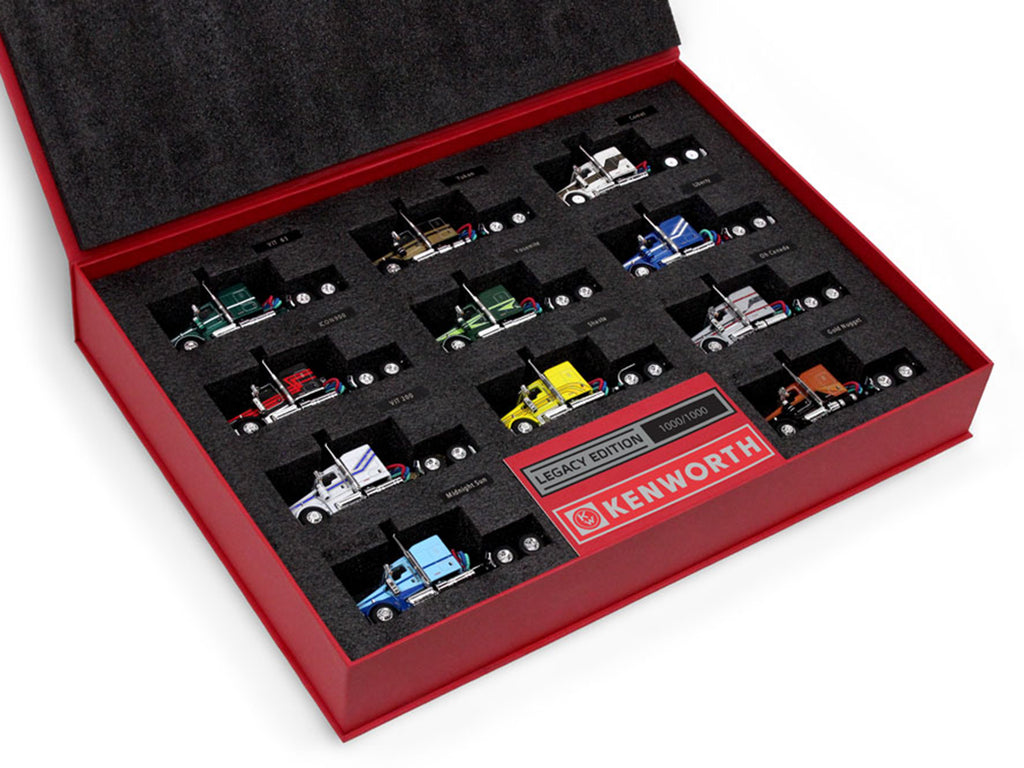 Kenworth W900 Legacy Edition Set of 11 pieces Limited Edition to 1000 pieces Worldwide 1/64 Diecast Model by DCP/First Gear