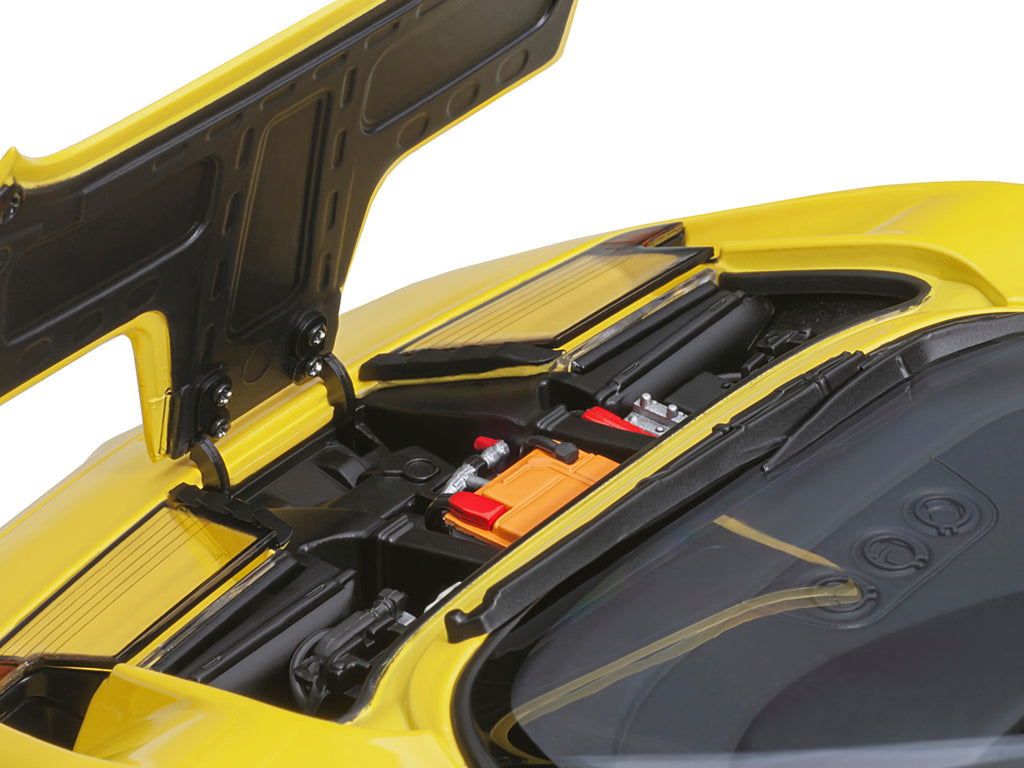 Bugatti EB110 SS Super Sport Giallo Bugatti Yellow with Silver Wheels 1/18 Model Car by Autoart - image 3