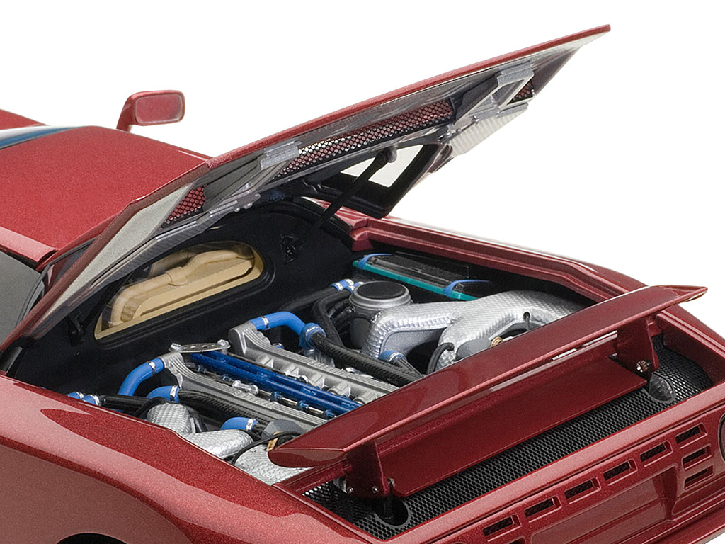 Bugatti EB110 GT Dark Red 1/18 Diecast Car Model by Autoart - image 3