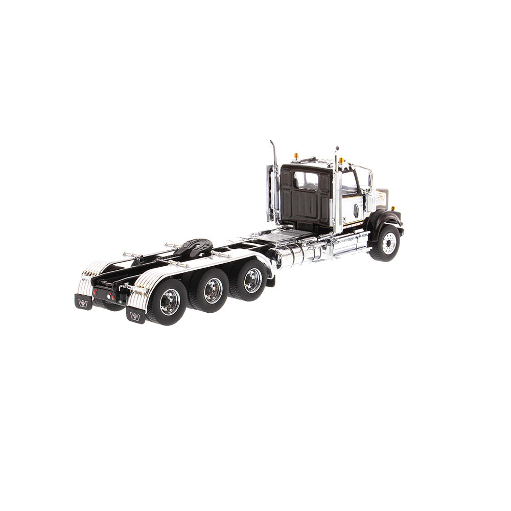 Western Star 4900 SF Tridem Day Cab Truck Tractor Black "Transport Series" 1/50 Diecast Model by Diecast Masters - image 4