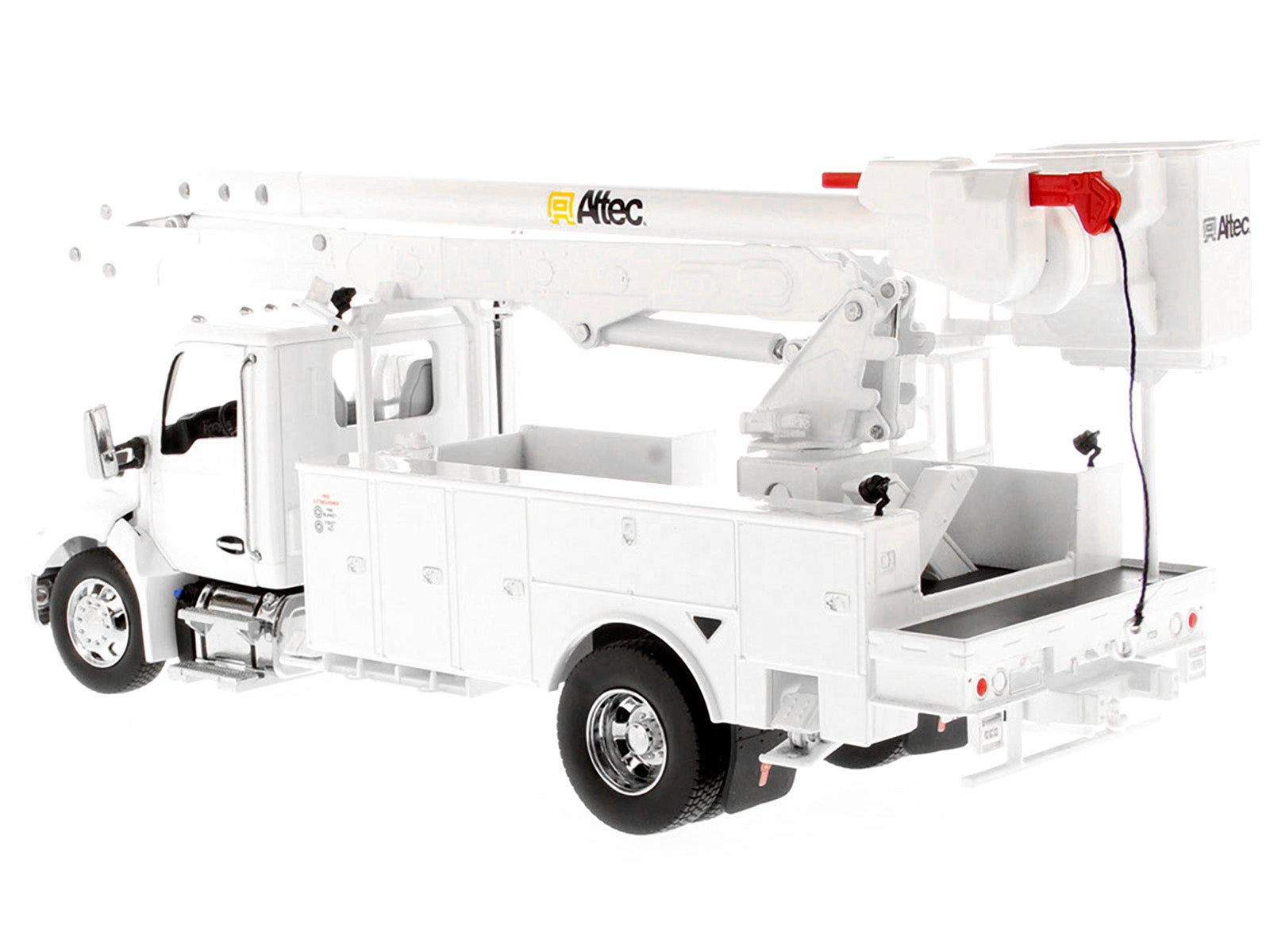 Kenworth T380 with Altec AA55 Aerial Service Truck White "Transport Series" 1/32 Diecast Model by Diecast Masters - image 3