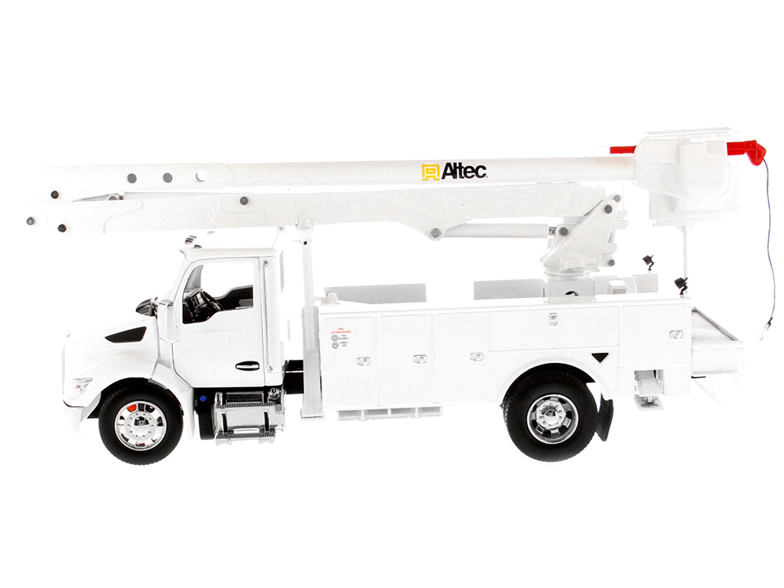 Kenworth T380 with Altec AA55 Aerial Service Truck White "Transport Series" 1/32 Diecast Model by Diecast Masters - image 2