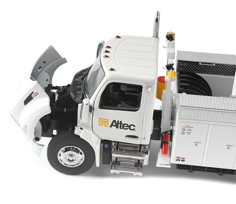 Peterbilt 536 Truck with Altec AA55 Aerial Service Body White "Transport Series" 1/32 Diecast Model by Diecast Masters - image 2