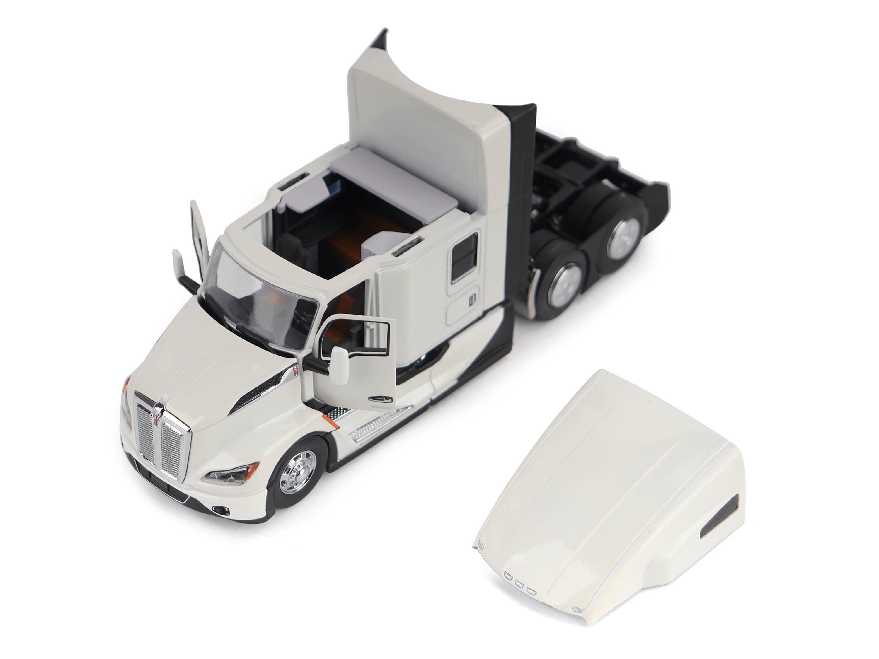 Kenworth T680 Truck Tractor Pearl White "Transport Series" 1/50 Diecast Model by Diecast Masters - image 2