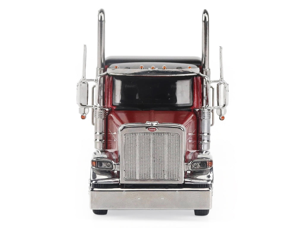 Peterbilt 589 Tridem-Axle Legendary Package Truck Tractor with 58" Sleeper Legendary Red "Transport Series" 1/64 Diecast Model by Diecast Masters