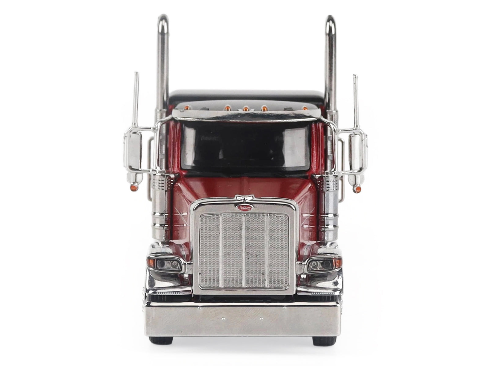 Peterbilt 589 Tridem-Axle Legendary Package Truck Tractor with 58" Sleeper Legendary Red "Transport Series" 1/64 Diecast Model by Diecast Masters