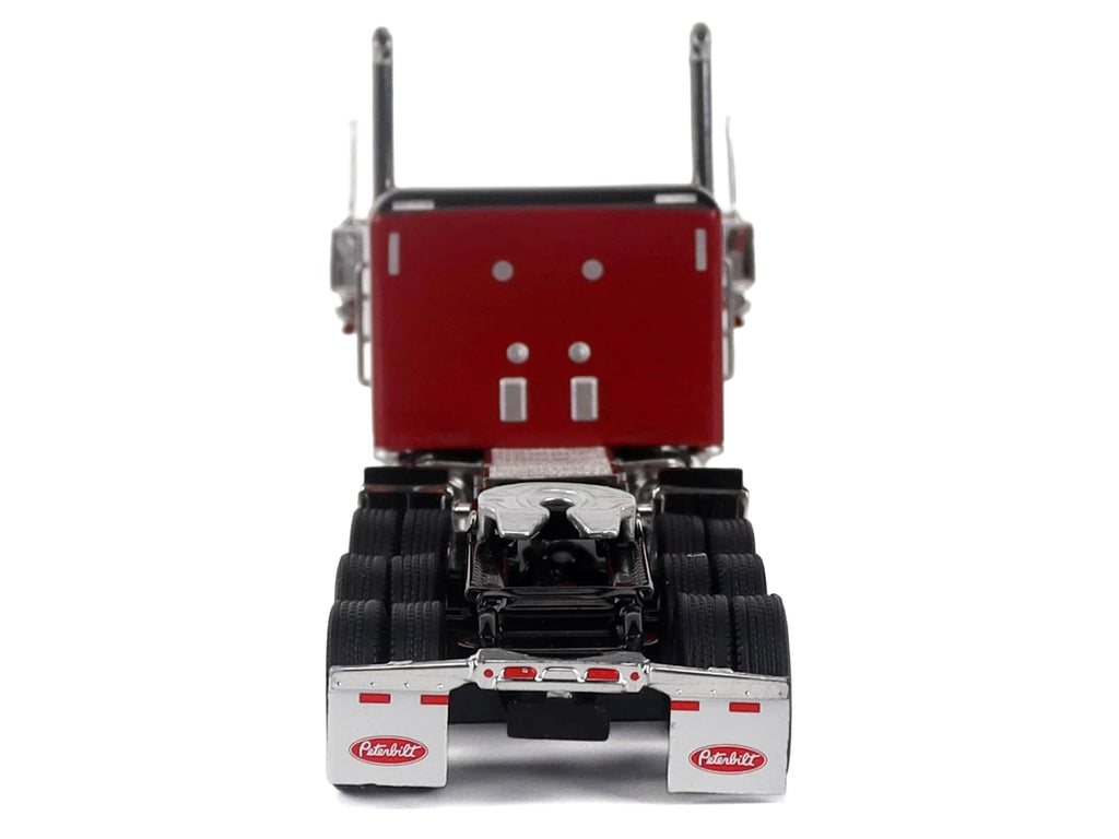Peterbilt 589 Tridem-Axle Legendary Package Truck Tractor with 58" Sleeper Legendary Red "Transport Series" 1/64 Diecast Model by Diecast Masters