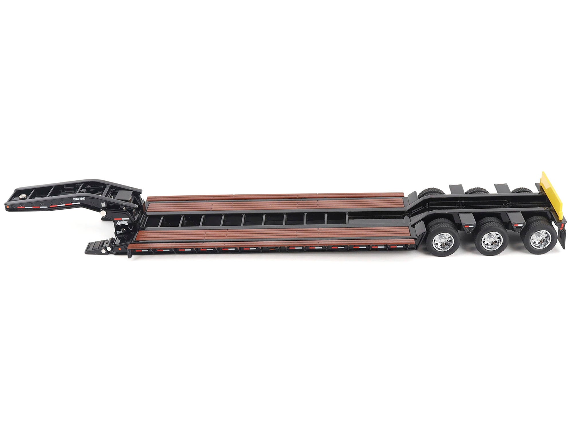 Trail King TK120 Hydraulic Detachable Gooseneck Lowboy Trailer Black (Regular Version) "Transport Series" 1/50 Diecast Model by Diecast Masters - image 2
