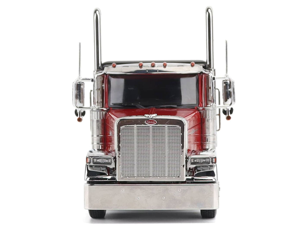 Peterbilt 589 Tridem-Axle Legendary Package Truck Tractor with 58" Sleeper Legendary Red "Transport Series" 1/32 Diecast Model by Diecast Masters - image 4
