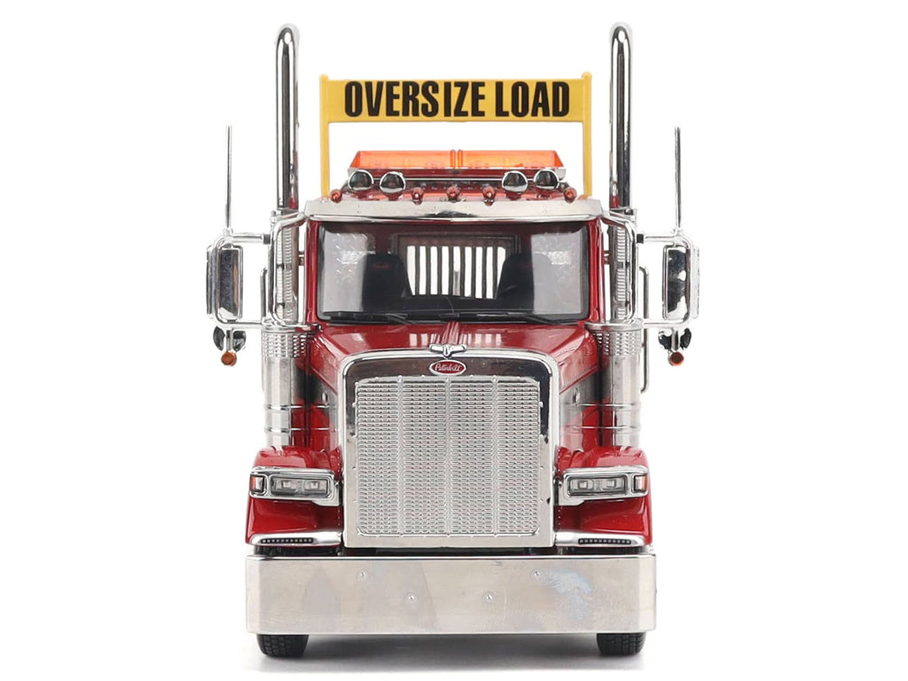 Peterbilt 589 Tandem-Axle Truck Tractor with Day Cab Legendary Red "Transport Series" 1/32 Diecast Model by Diecast Masters - image 4