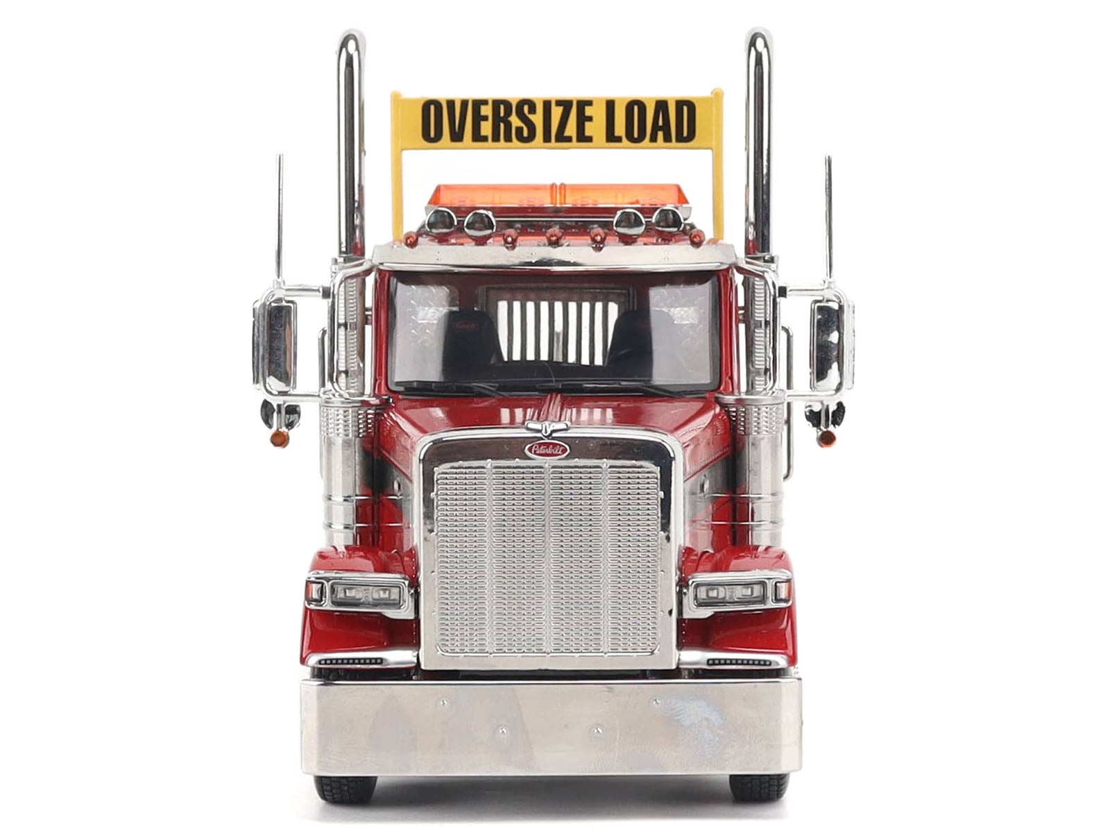 Peterbilt 589 Tandem-Axle Truck Tractor with Day Cab Legendary Red "Transport Series" 1/32 Diecast Model by Diecast Masters - image 4