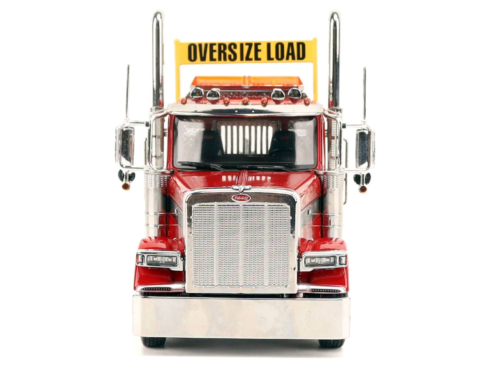 Peterbilt 589 Tridem-Axle Truck Tractor with Day Cab Legendary Red "Transport Series" 1/32 Diecast Model by Diecast Masters - image 4