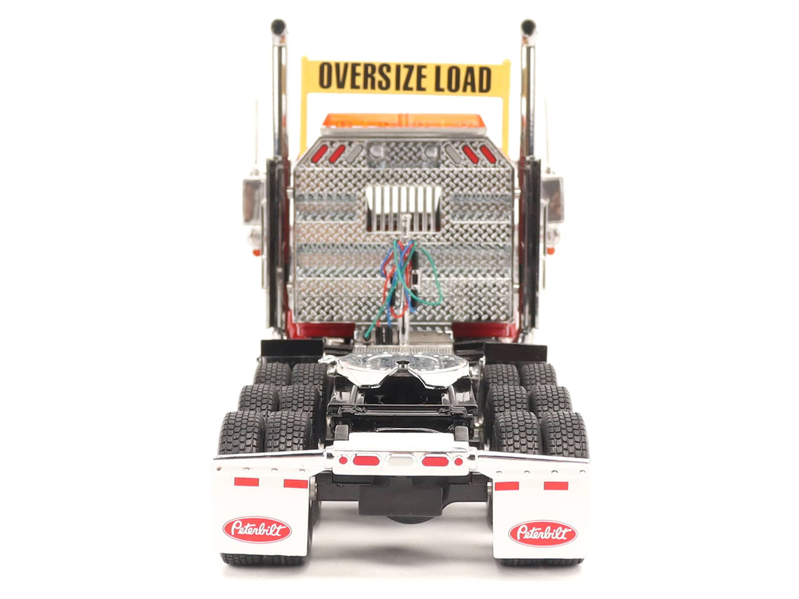 Peterbilt 589 Tridem-Axle Truck Tractor with Day Cab Legendary Red "Transport Series" 1/32 Diecast Model by Diecast Masters - image 5