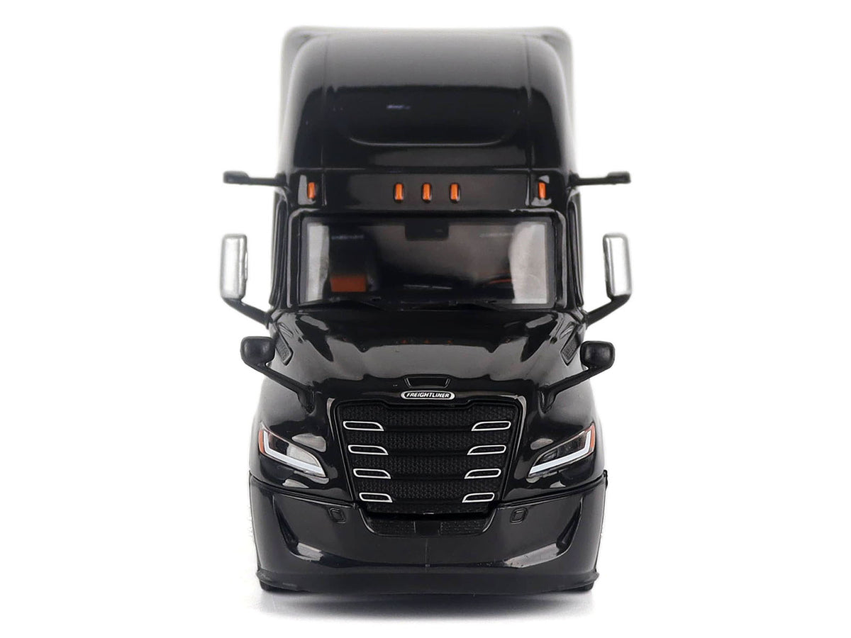 2025 Freightliner Cascadia Gen-5 Sleeper Cab Truck Tractor Night-Shift Black "Transport Series" 1/50 Diecast Model by Diecast Masters - image 4