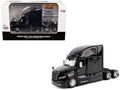 2025 Freightliner Cascadia Gen-5 Sleeper Cab Truck Tractor Night-Shift Black "Transport Series" 1/64 Diecast Model by Diecast Masters