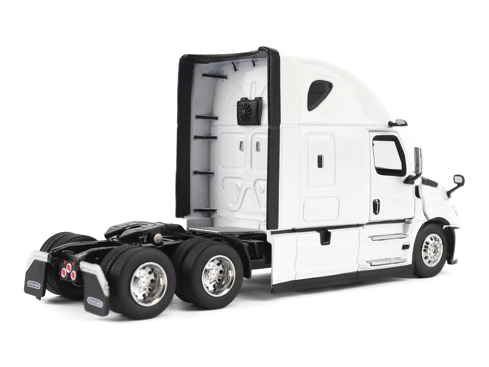 2025 Freightliner Cascadia Gen-5 Sleeper Cab Truck Tractor Winter White "Transport Series" 1/64 Diecast Model by Diecast Masters - image 3