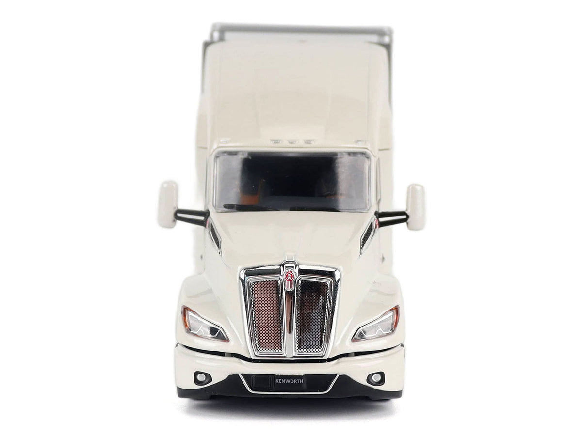 Kenworth T680 Next-Gen 76" High-Roof Sleeper Tandem Tractor White with Great Dane Champion 53ft Dry Cargo Trailer "Transport Series" 1/50 Diecast Model by Diecast Masters