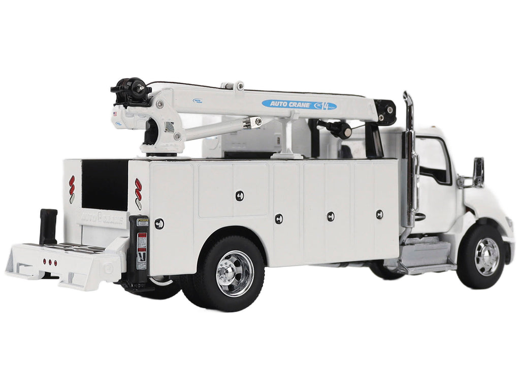 Kenworth T380 Auto-Crane Titan 85-Body HC14-Crane Work Truck with Miller EnPak White "Transport Series" 1/50 Diecast Model by Diecast Masters - image 5