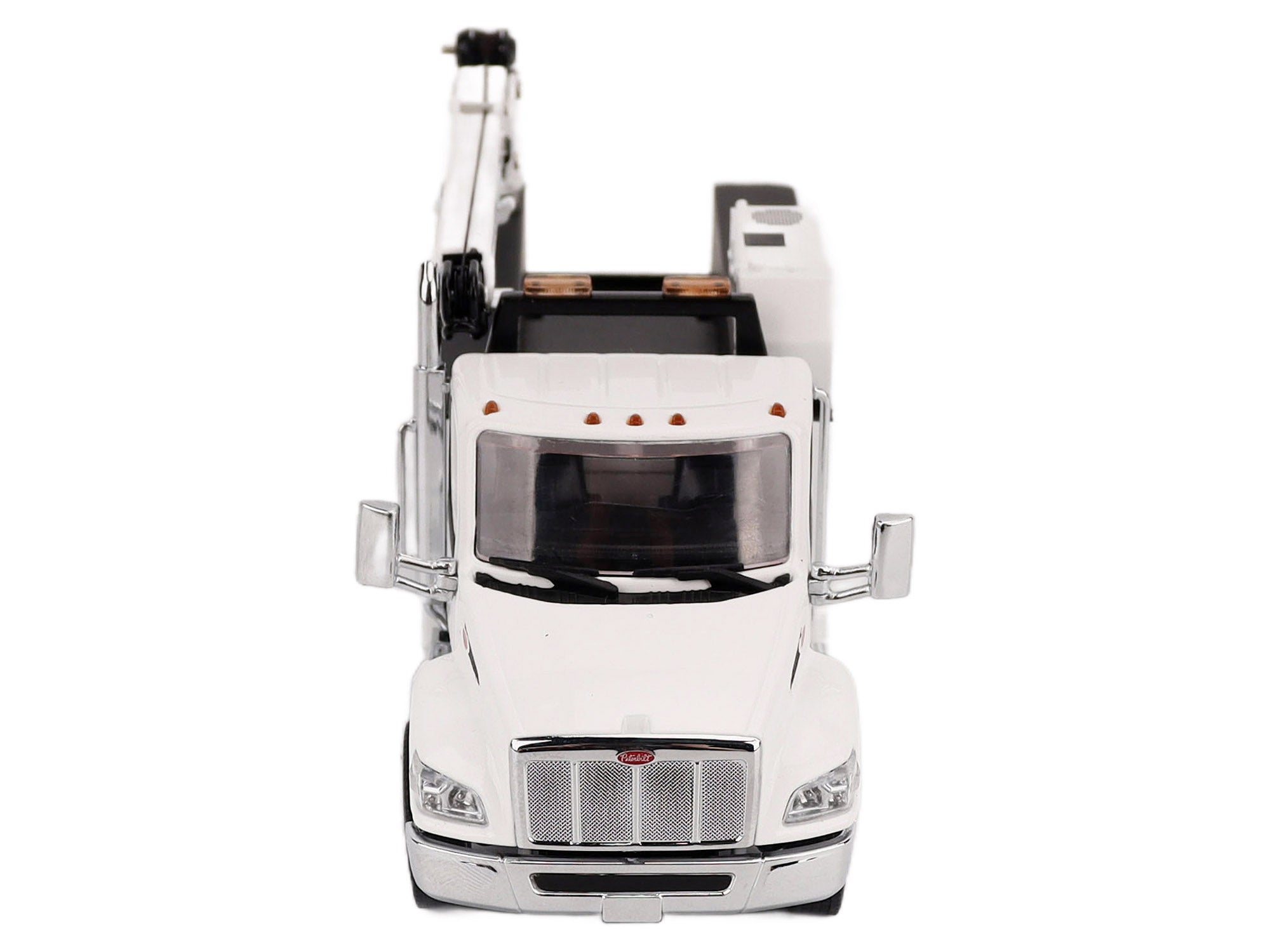 Peterbilt 536 Auto-Crane Titan85-Body HC14-Crane Work Truck with Miller EnPak White "Transport Series" 1/50 Diecast Model by Diecast Masters - image 4