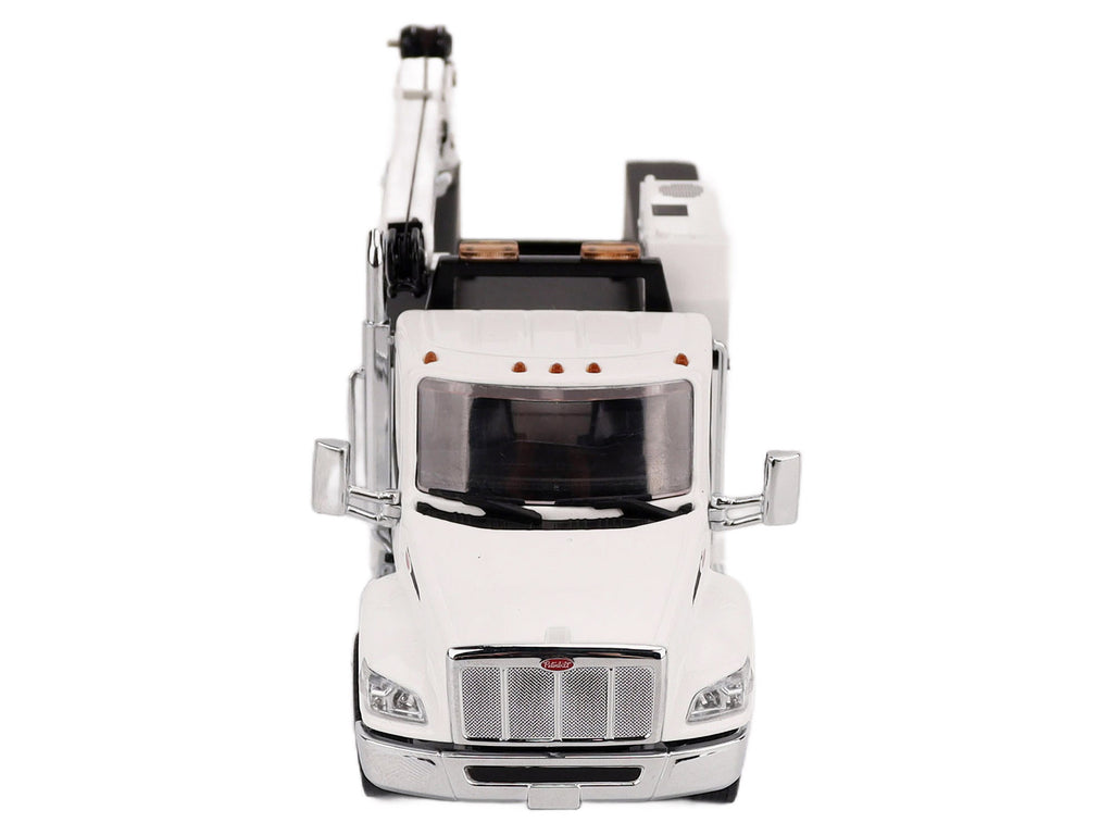 Peterbilt 536 Auto-Crane Titan85-Body HC14-Crane Work Truck with Miller EnPak White "Transport Series" 1/50 Diecast Model by Diecast Masters - image 4