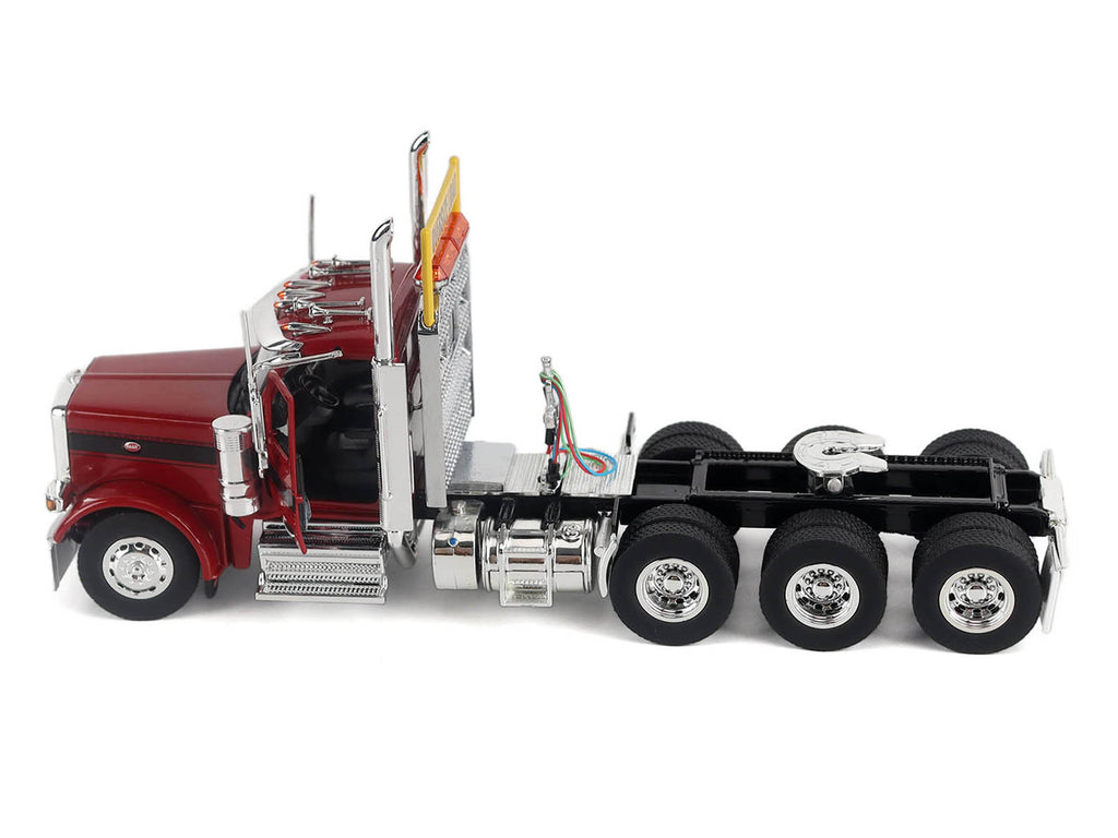 Peterbilt 589 Truck Tractor with Day Cab Legendary Red "Transport Series" 1/50 Diecast Model by Diecast Masters - image 2