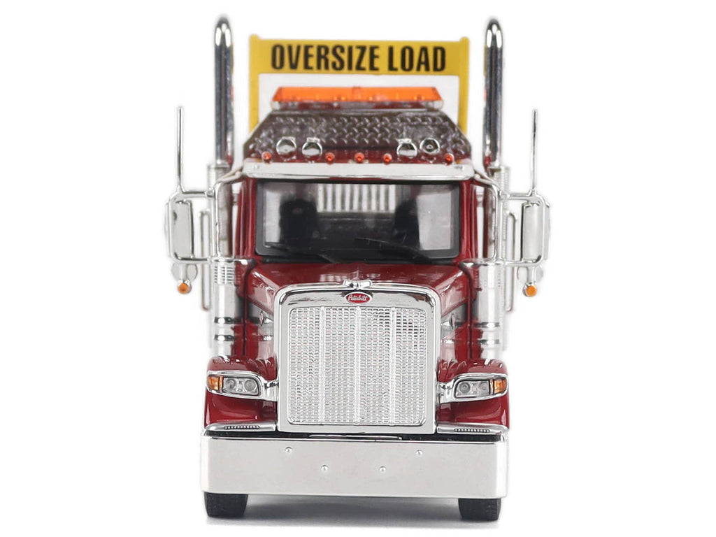 Peterbilt 589 Truck Tractor with Day Cab Legendary Red "Transport Series" 1/50 Diecast Model by Diecast Masters - image 4