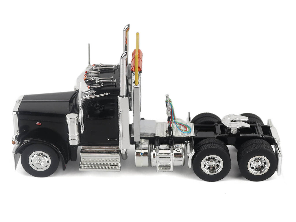 Peterbilt 589 Truck Tractor with Day Cab Black "Transport Series" 1/50 Diecast Model by Diecast Masters - image 2