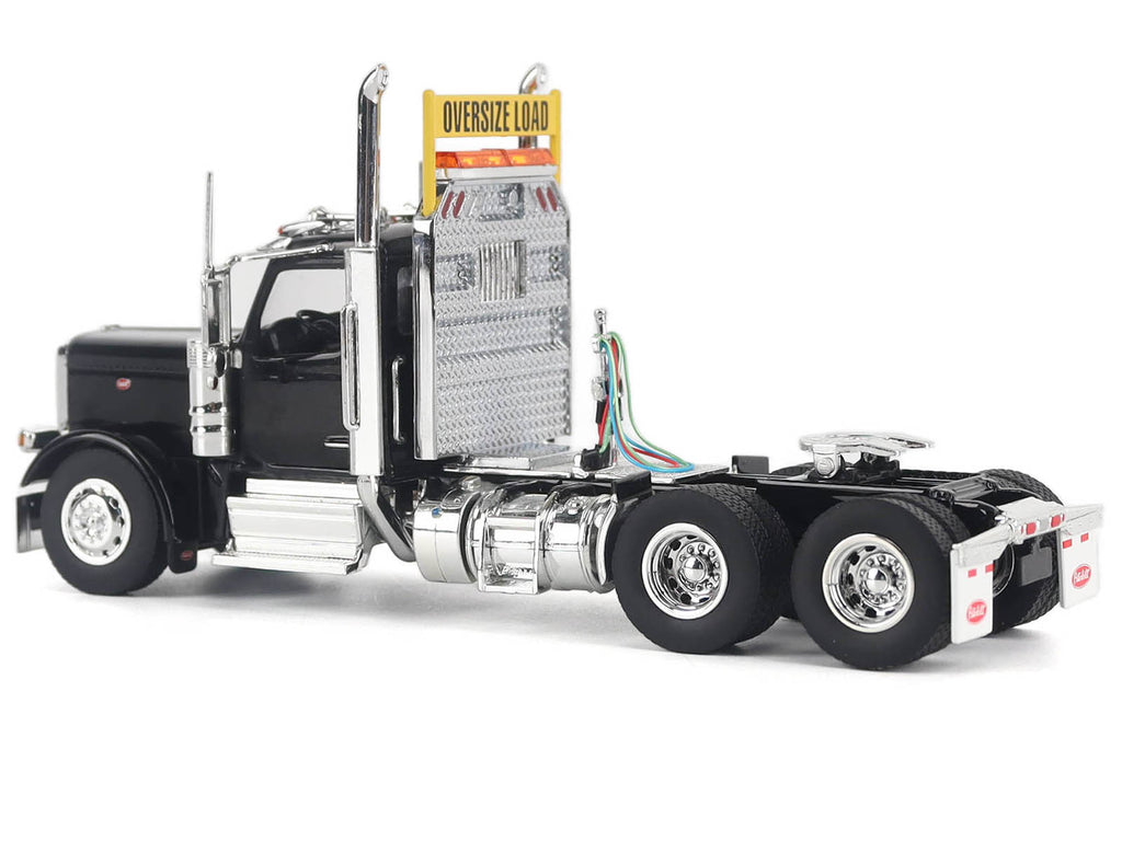 Peterbilt 589 Truck Tractor with Day Cab Black "Transport Series" 1/50 Diecast Model by Diecast Masters - image 4