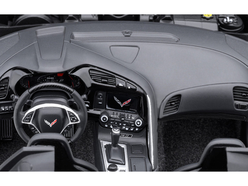 2019 Chevrolet Corvette C7 ZR1 Arctic White with Carbon Top 1/18 Model Car by Autoart - image 4