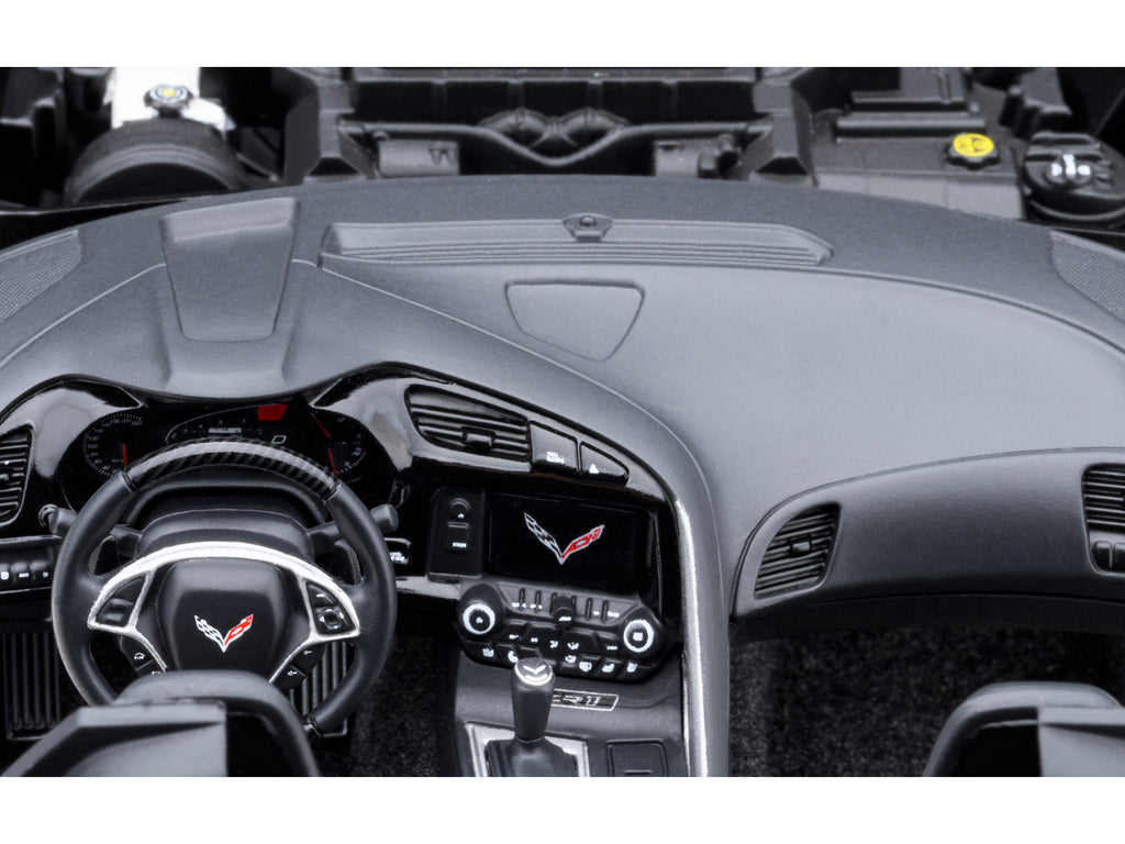 2019 Chevrolet Corvette C7 ZR1 Corvette Racing Yellow Tintcoat with Carbon Top 1/18 Model Car by Autoart - image 3