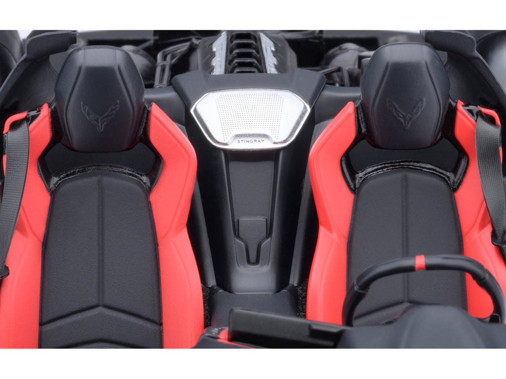 2020 Chevrolet Corvette C8 Stingray Black 1/18 Model Car by Autoart - image 3