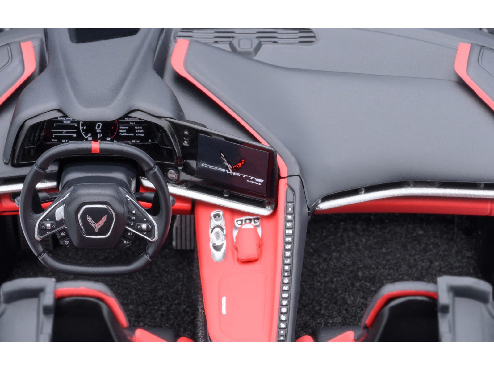 2020 Chevrolet Corvette C8 Stingray Black 1/18 Model Car by Autoart - image 4