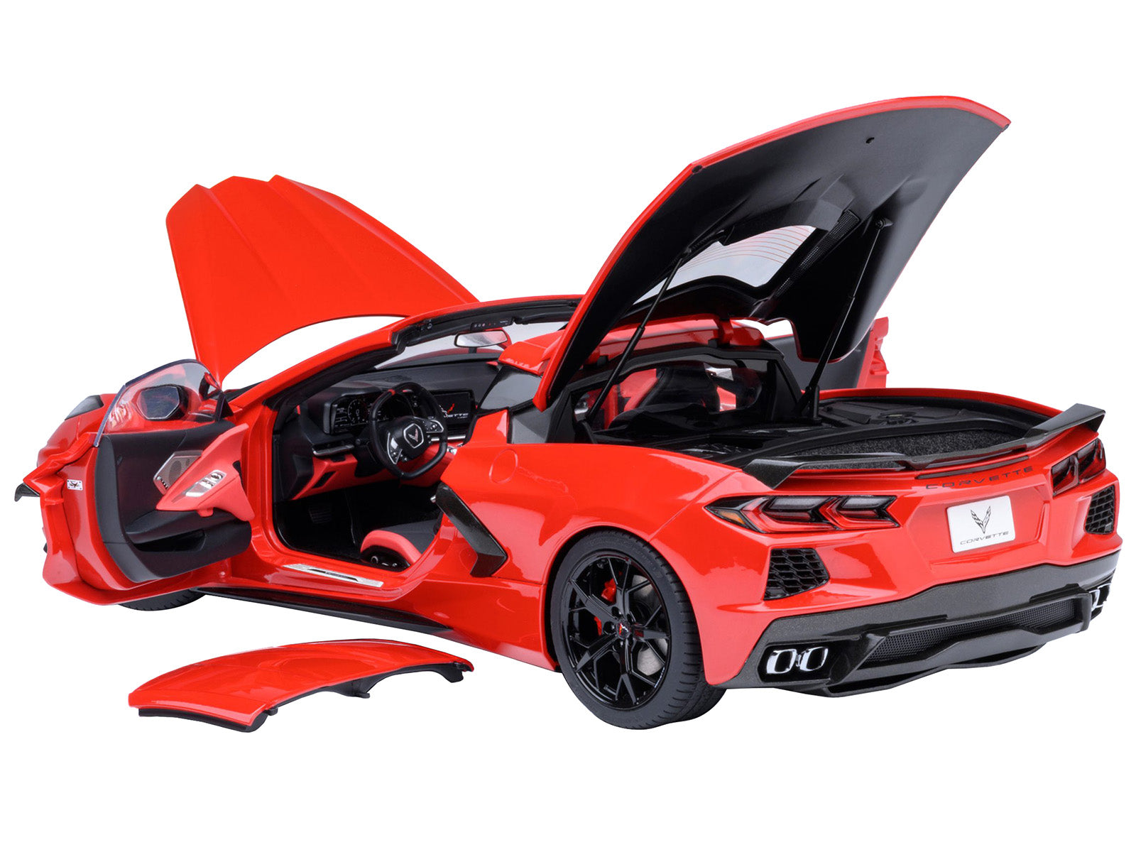 2020 Chevrolet Corvette C8 Stingray Torch Red 1/18 Model Car by Autoart - image 3