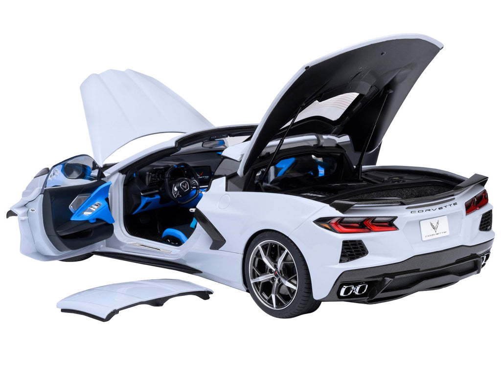 2020 Chevrolet Corvette C8 Stingray Ceramic Matrix Gray Metallic 1/18 Model Car by Autoart - image 2