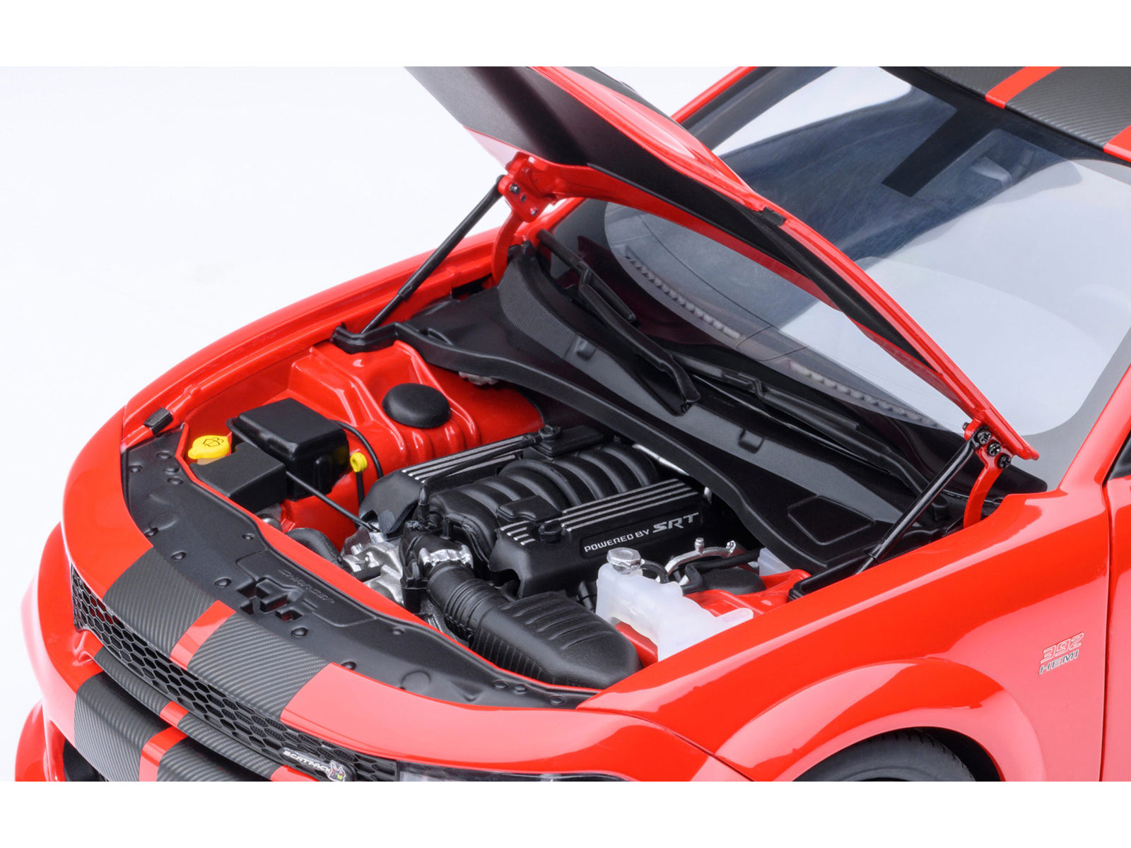 Dodge Charger Scat Pack Widebody Torred with Carbon Stripes 1/18 Model Car by Autoart - image 4