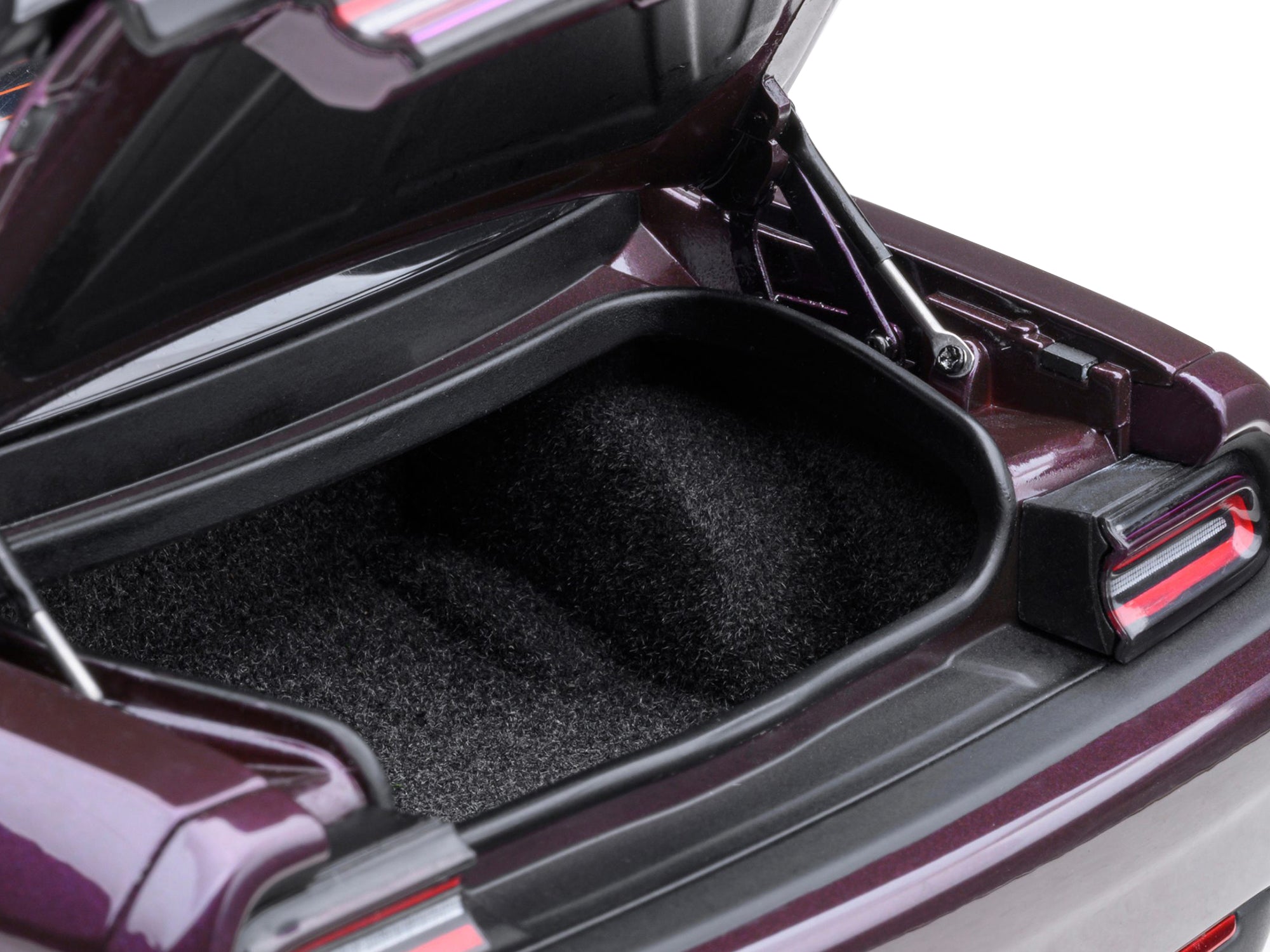 2022 Dodge Challenger R/T Scat Pack Widebody Hellraisin Purple Metallic 1/18 Model Car by Autoart - image 5