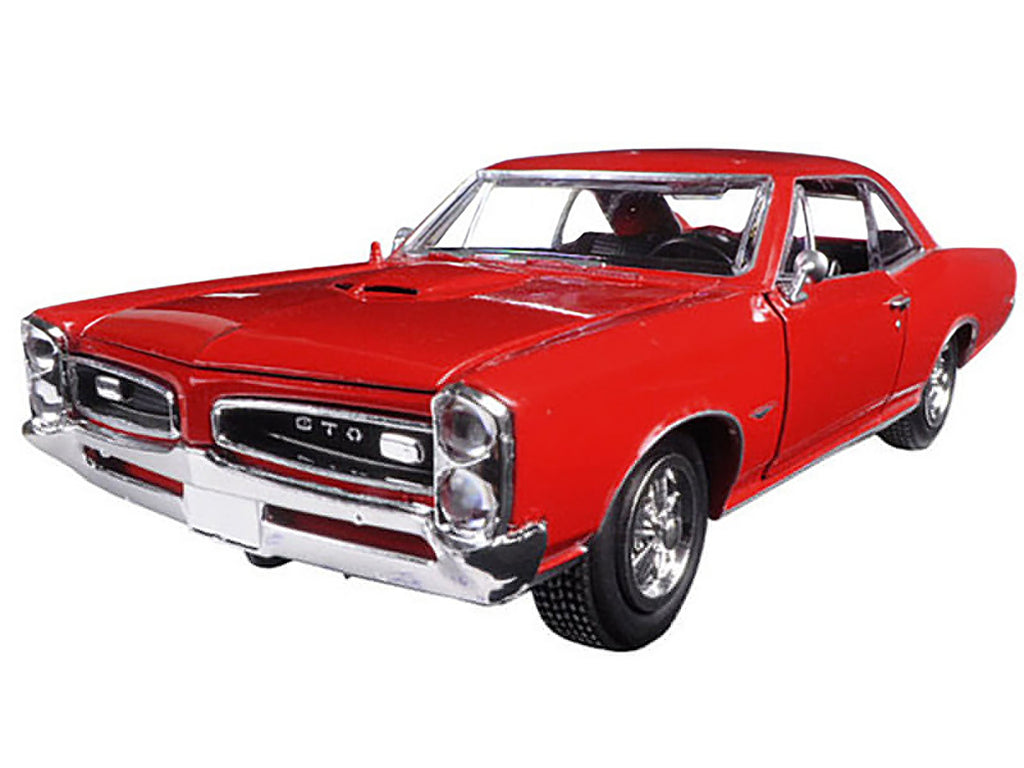 1966 Pontiac GTO Red "Muscle Car Collection" 1/25 Diecast Model Car by New Ray - image 2