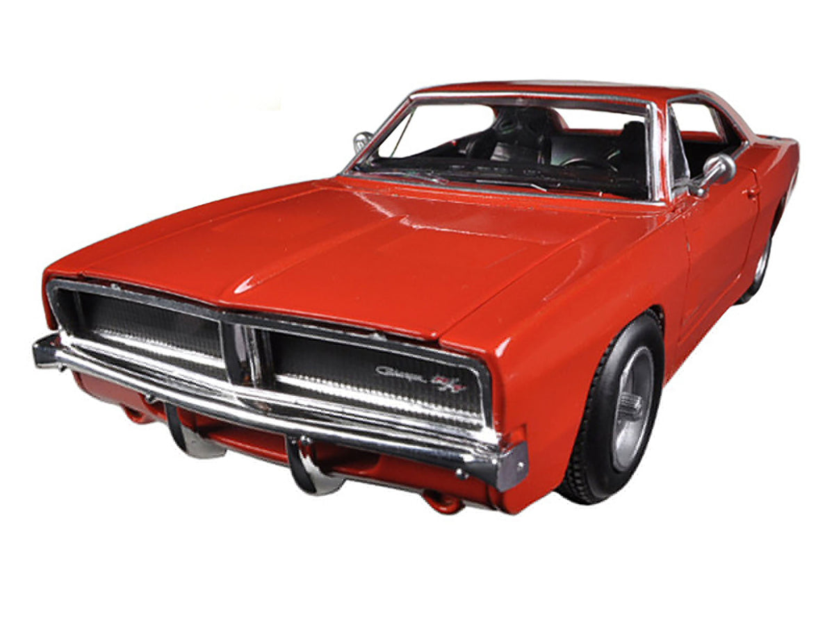 1969 Dodge Charger R/T Orange "Muscle Car Collection" 1/25 Diecast Model Car by New Ray - image 2