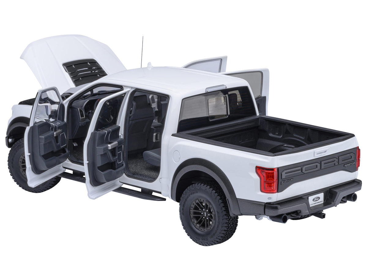 2019 Ford F-150 Raptor Pickup Truck Oxford White 1/18 Model Car by Autoart - image 2