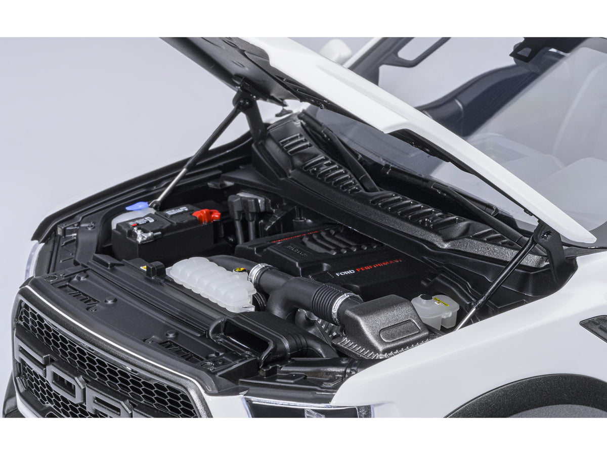 2019 Ford F-150 Raptor Pickup Truck Oxford White 1/18 Model Car by Autoart - image 3